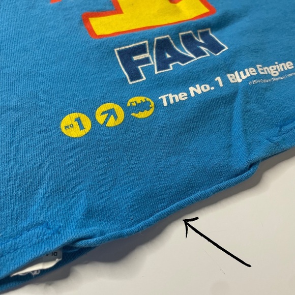 Thomas the Train Engine 2T Toddler T-Shirt PRELOVED CALL OUTS - Picture 7 of 7